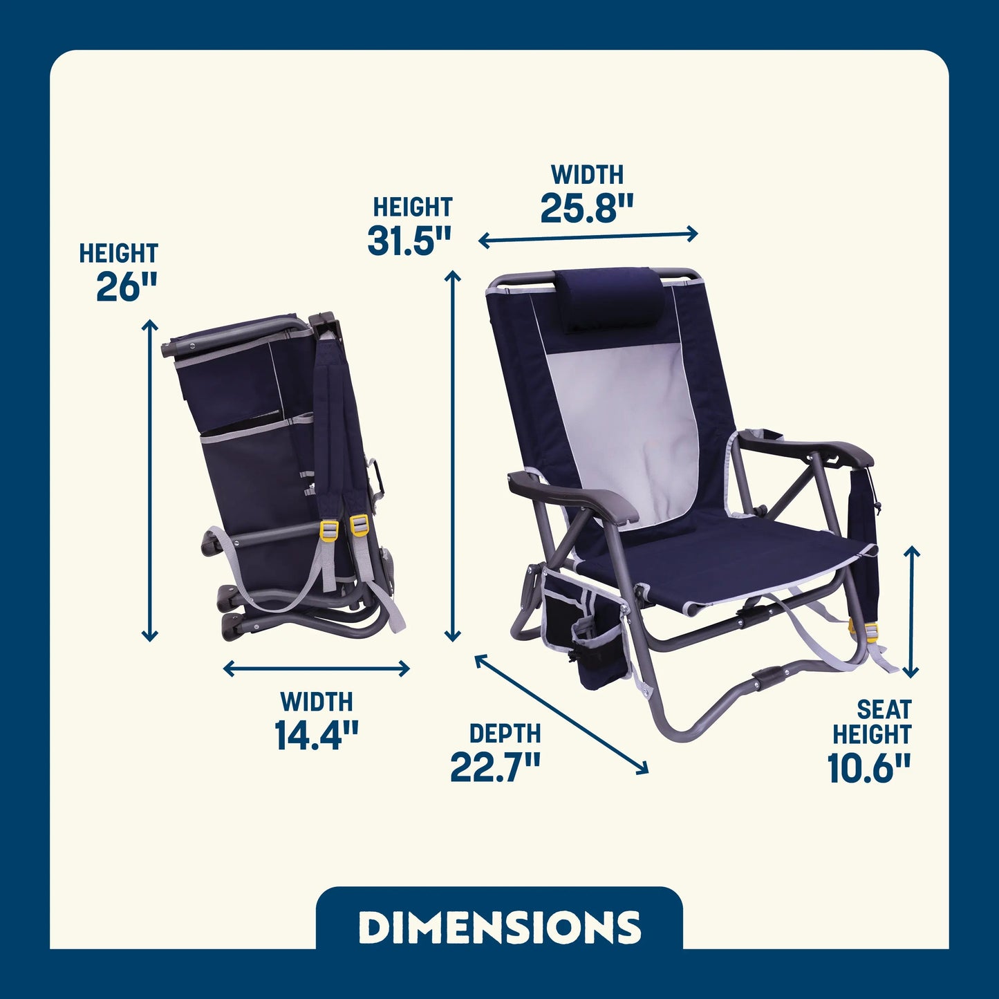 Bi-Fold Slim Event Chair™